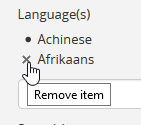 removing a language