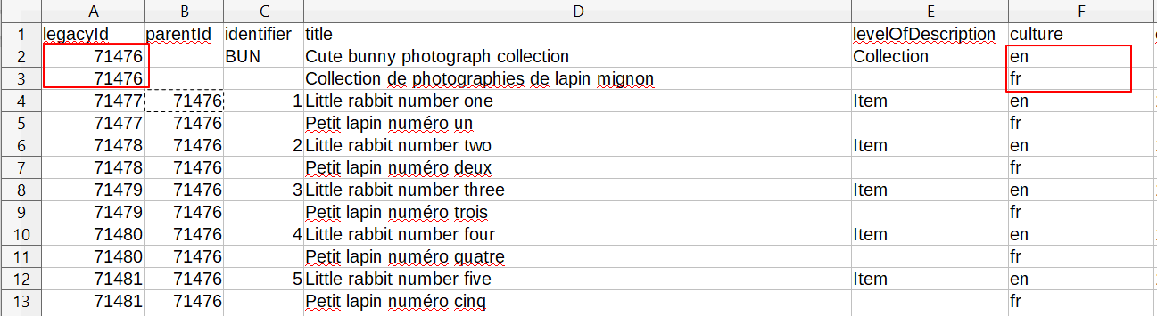 An example CSV with translation rows included